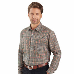 Chemise flanelle «Prince de Galles»
