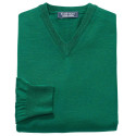Pull col V mérinos