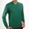 Pull col V mérinos