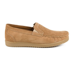 Mocassins cuir tressé coussin d'air