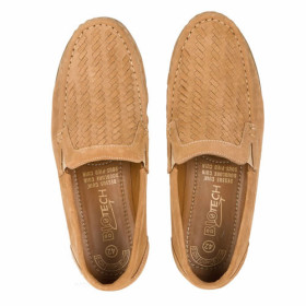 Mocassins cuir tressé coussin d'air