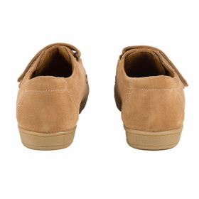 Chaussures à scratch cuir tressé coussin d'air