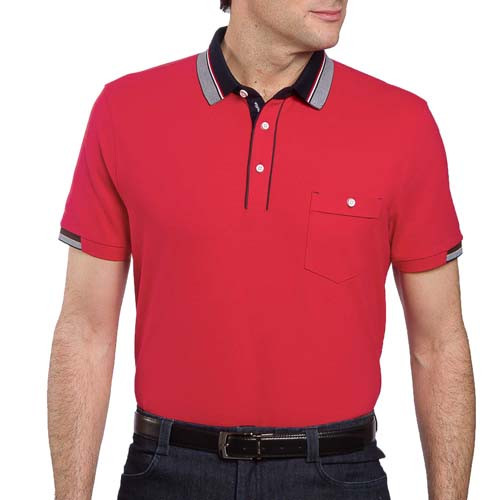 Polo maille piqué Romani