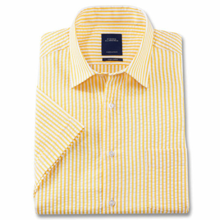 Chemisette seersucker ligne confort