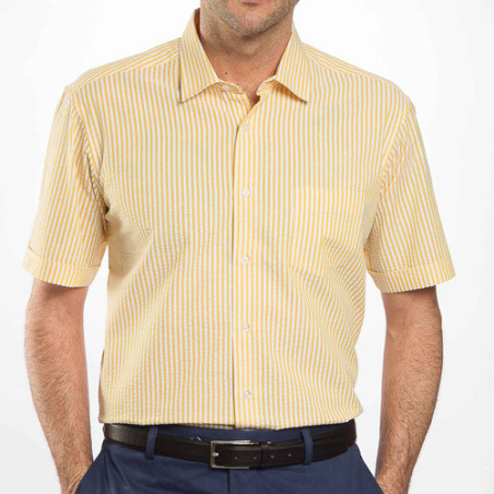 Chemisette seersucker ligne confort