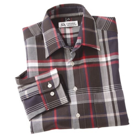 Chemise flanelle à carreaux