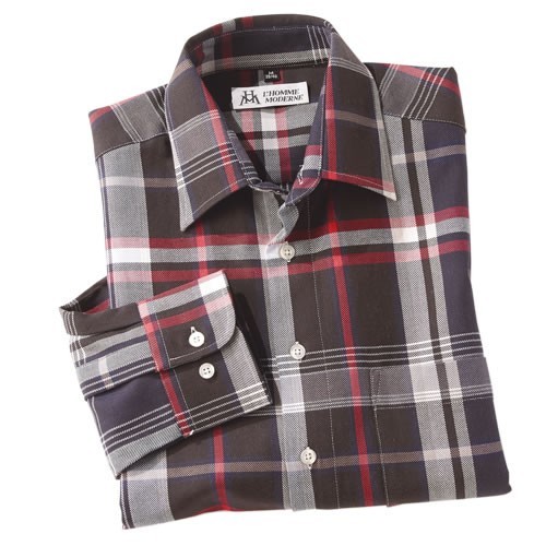 Chemise flanelle à carreaux
