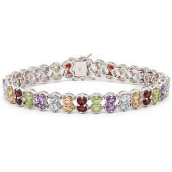 Le bracelet Rivière de pierres fines