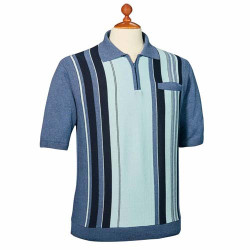 Polo tricot jacquard