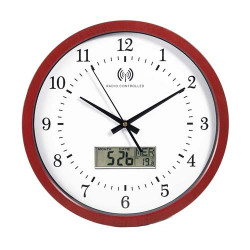 Horloge de style radio-pilotée