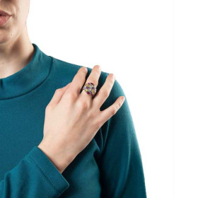 Bague pierres fines