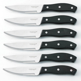 Couteaux à steak - les 6, par l’Homme Moderne.