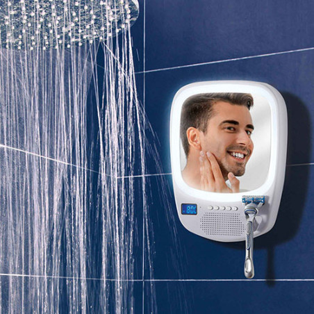 Miroir lumineux multifonction