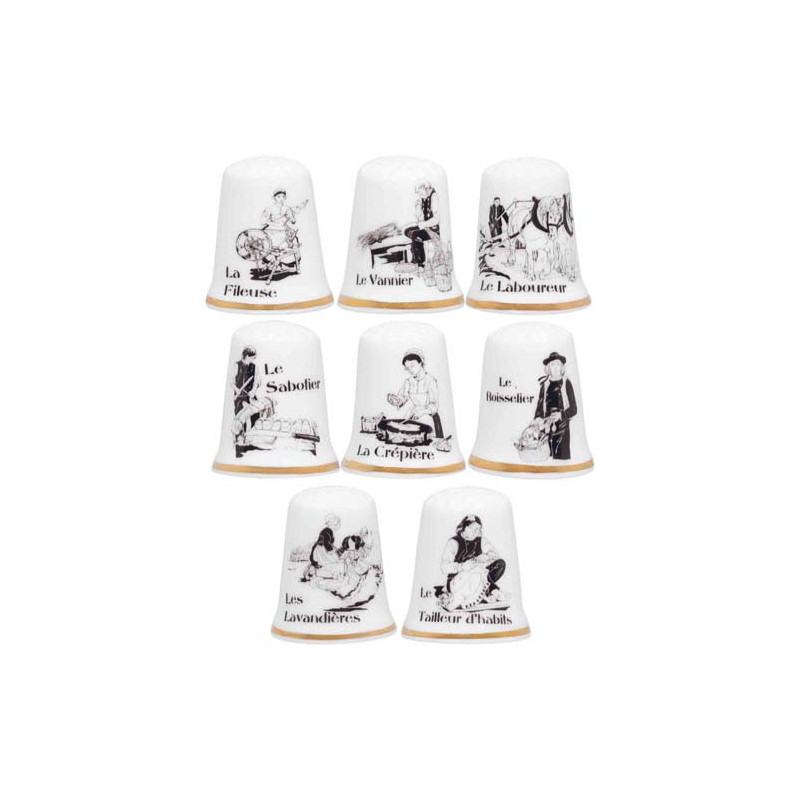 Les 8 dés Métiers d'Antan
