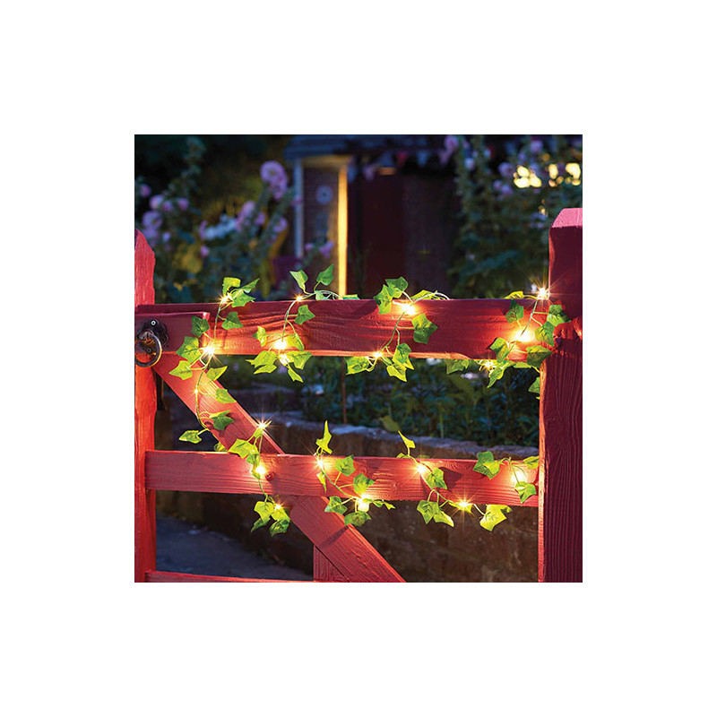 Guirlande de lierre lumineuse