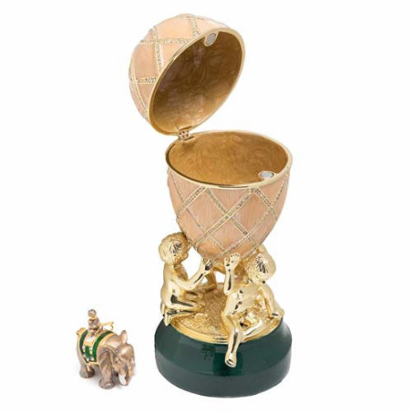 L’Oeuf au treillis beige