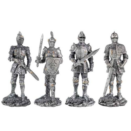 Les 4 chevaliers du Moyen Âge