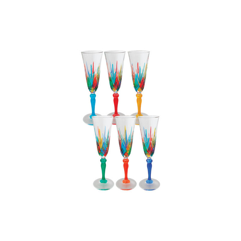 Flûtes à champagne - Les 6