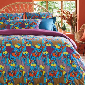 Housse de couette Bornéo BlanClarence®, Couleur : Multicolore, Dimension : 140 x 200 cm, par l’Homme Moderne.