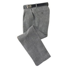 Pantalon Tweed Pure Laine, Taille : 52, Couleur : Gris, par l’Homme Moderne.