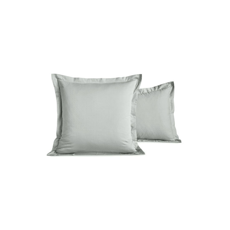 Taie d'oreiller Perles de satin BlanClarence®