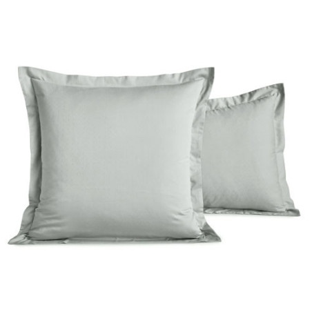 Taie d'oreiller Perles de satin BlanClarence®