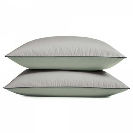 Taie d'oreiller Ange Bicolore BlanClarence®