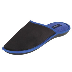Mules Velours Pierre Clarence, Pointure : 43, Couleur : Bleu/Noir, par l’Homme Moderne.