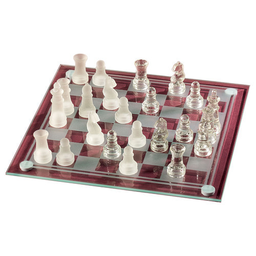 L'offre du mois : Le jeu d'échecs en verre