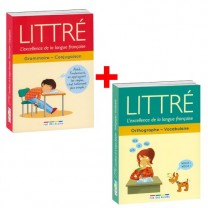 Lot de 2 ouvrages : Littré, l’excellence de la langue française Grammaire Conjugaison + Orthographe Vocabulaire