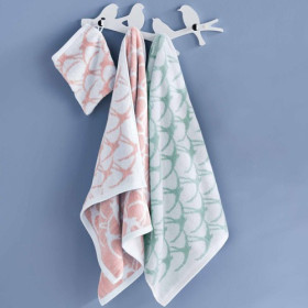 Parure éponge Alizée BlanClarence®, Couleur : Céladon, par l’Homme Moderne.