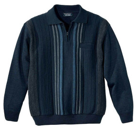 Pull jacquard zippé (5)