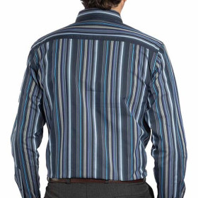 Chemise rayée amincissante