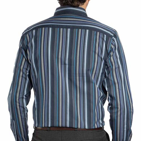 Chemise rayée amincissante