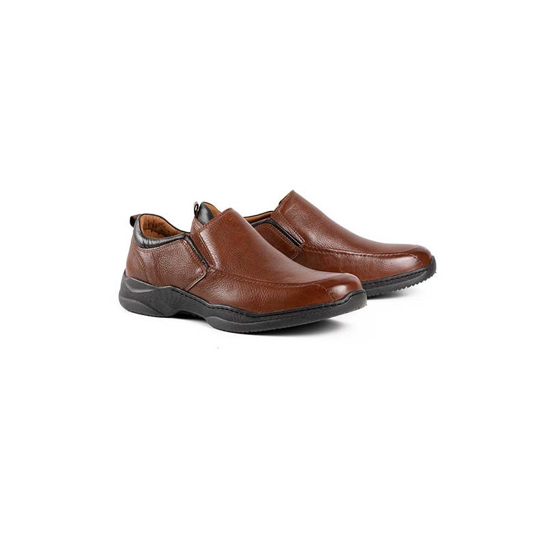 Mocassins cuir « Activ-Contact »