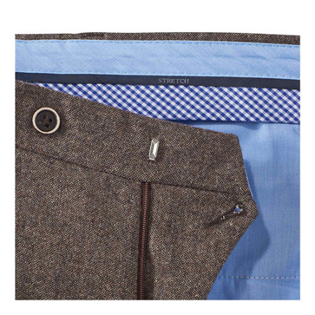 Pantalon tweed laine