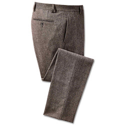 Pantalon tweed laine
