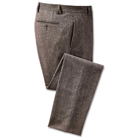 Pantalon tweed laine