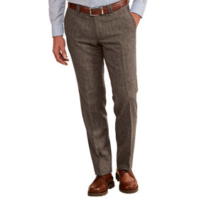 Pantalon tweed laine, Taille : 40, Couleur : Marron, par l’Homme Moderne.