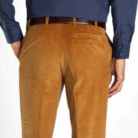 Pantalon velours stretch confort