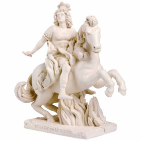 La statuette de Louis XVI à cheval, par l’Homme Moderne.