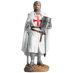 Le Templier tenant son heaume