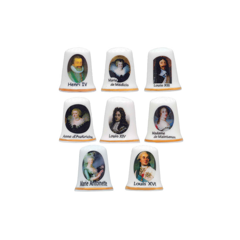 Les huit dés rois de France