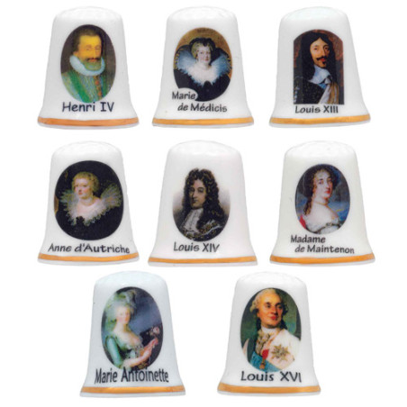 Les huit dés rois de France