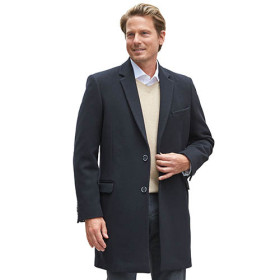 Manteau pure laine, Taille : 54, Couleur : Noir, par l’Homme Moderne.