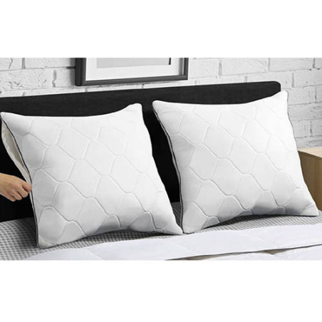 Housses d’oreiller «mémoire de forme» - les 2