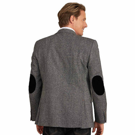 Blazer laine chevrons