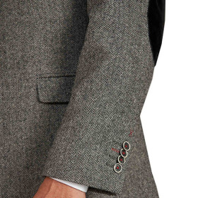 Blazer laine chevrons