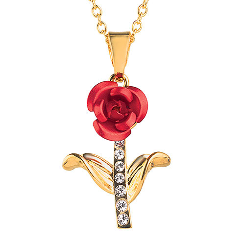 Collier rose & cristal