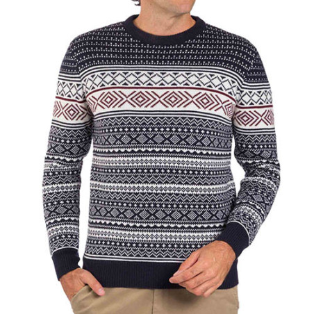 Pull jacquard «Noël arctic»
